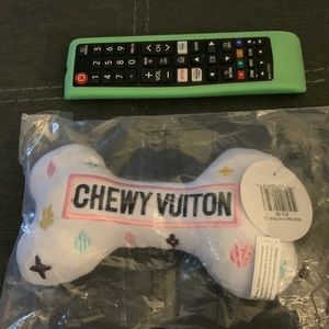 Dog toy chewy vuiton NEW